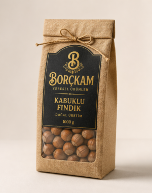 Borçkam kabuklu fındık, 1 kg paket